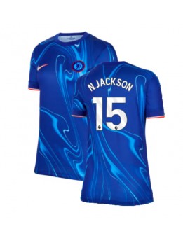 Chelsea Nicolas Jackson #15 Zenski Domaci Dres 2024-25 Kratak Rukavima